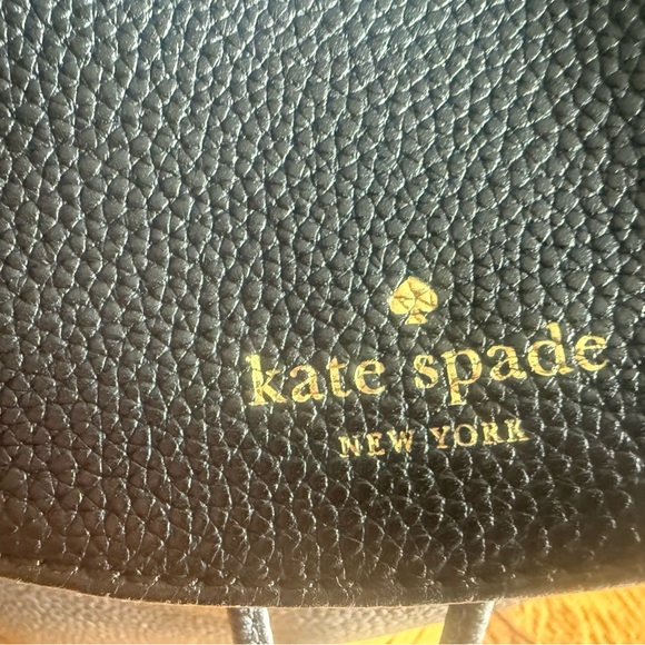 NWOT Kate Spade Black Leather Backpack main image 2